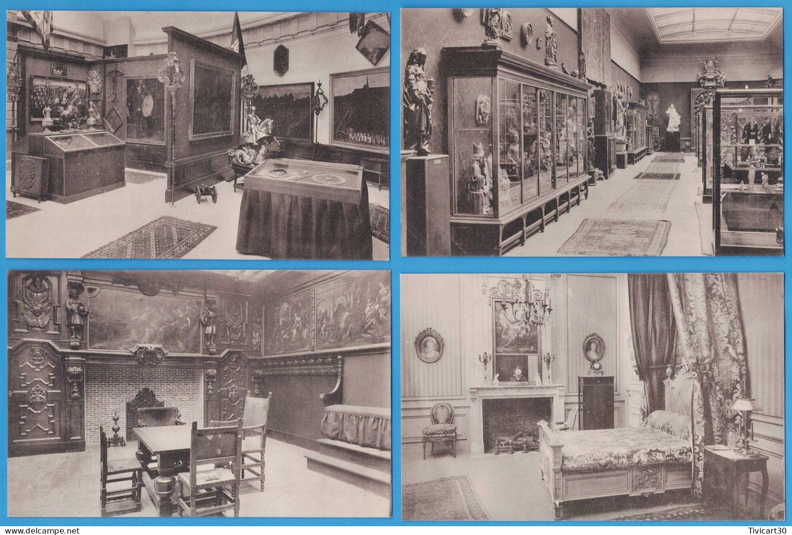 LOT DE 19 CPA DIFFERENTES BELGIQUE - GENT - EXPOSITION DE GAND 1913 - L'ART ANCIEN DANS LES FLANDRES - MARQUE STAR