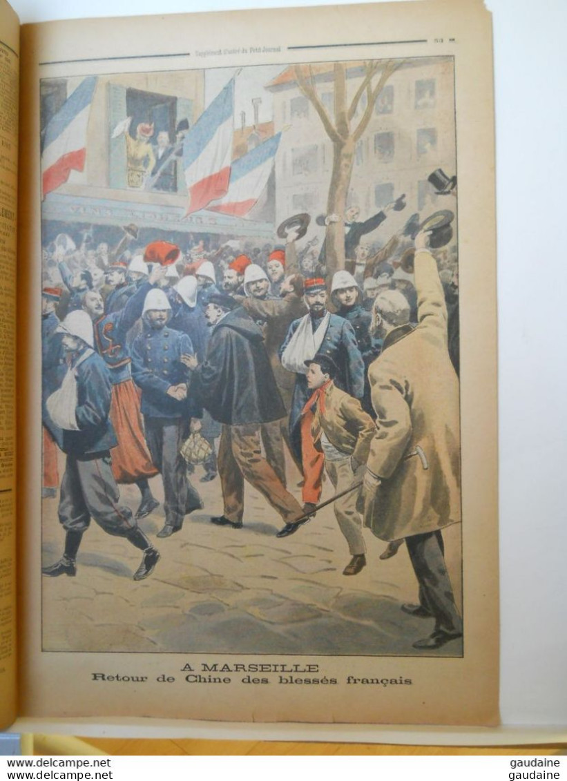 LE PETIT JOURNAL N°535 - 17 FEVRIER 1901 - FUNERAILLES DE LA REINE  VICTORIA D'ANGLETERRE - RETOUR DE CHINE - Le Petit Journal