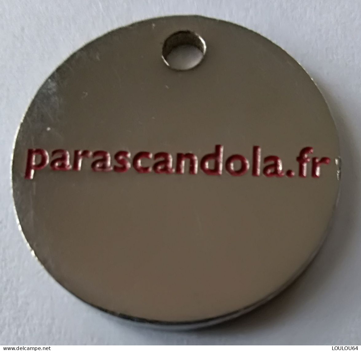 Jeton De Caddie - Automobiles - PARASCANDOLA - GROUPE AUTOMOBILE - En Métal - - Trolley Token/Shopping Trolley Chip