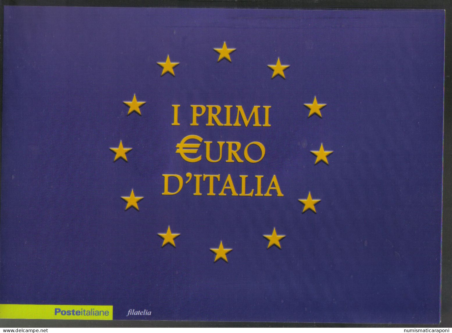 FOLDER I PRIMI € D'ITALIA 2002 - Presentation Packs