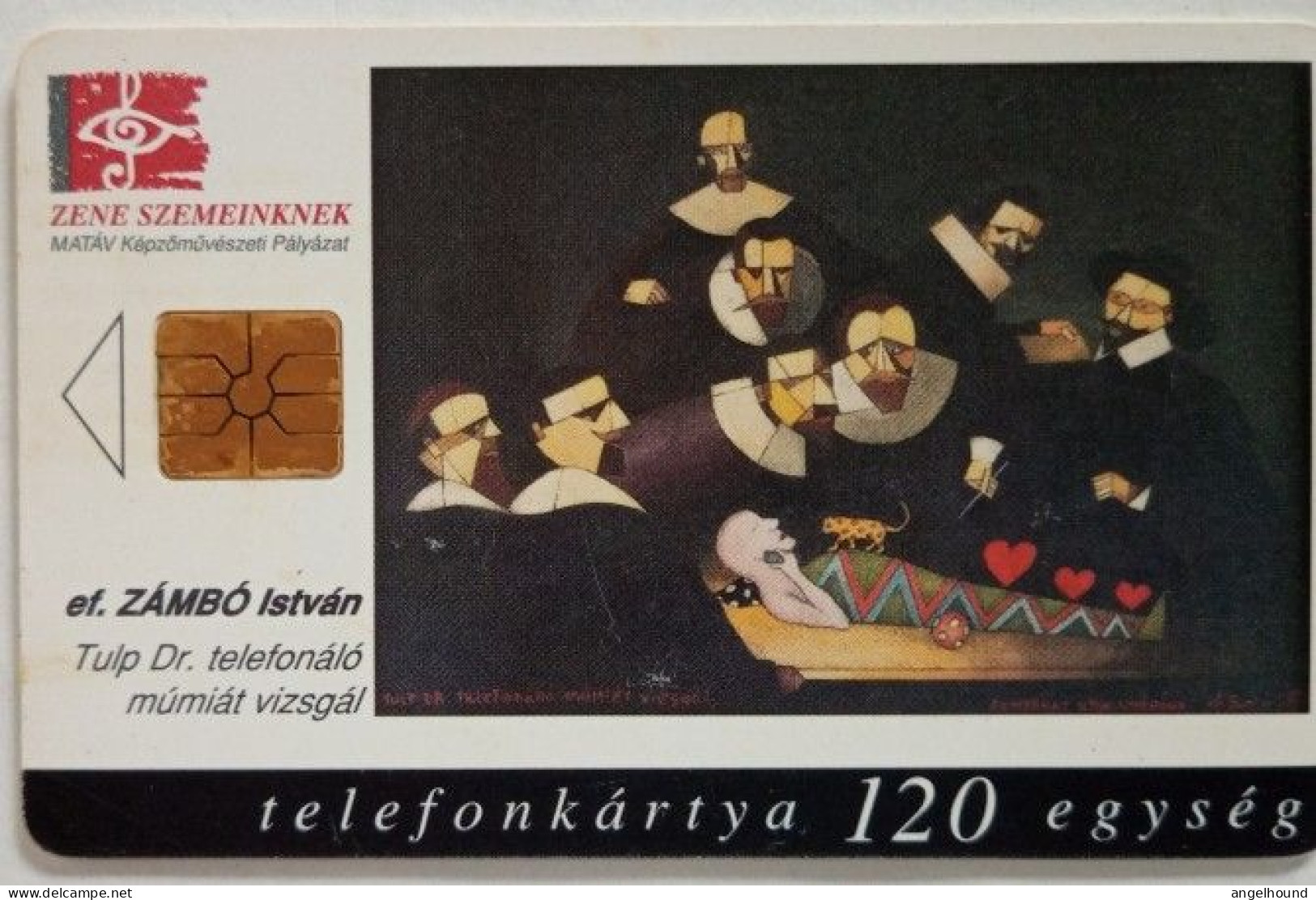 Hungary 120 Units Chip Card - Zambo Istvan - Ungarn