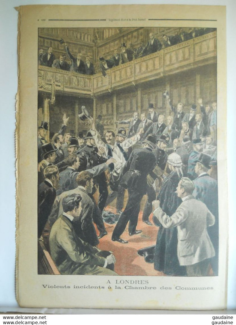 LE PETIT JOURNAL N°540 - 24 MARS 1901 - ATTENTAT CONTRE L'EMPEREUR D'ALLEMAGNE - LONDRE CHAMBRE DES COMMUNES - Le Petit Journal