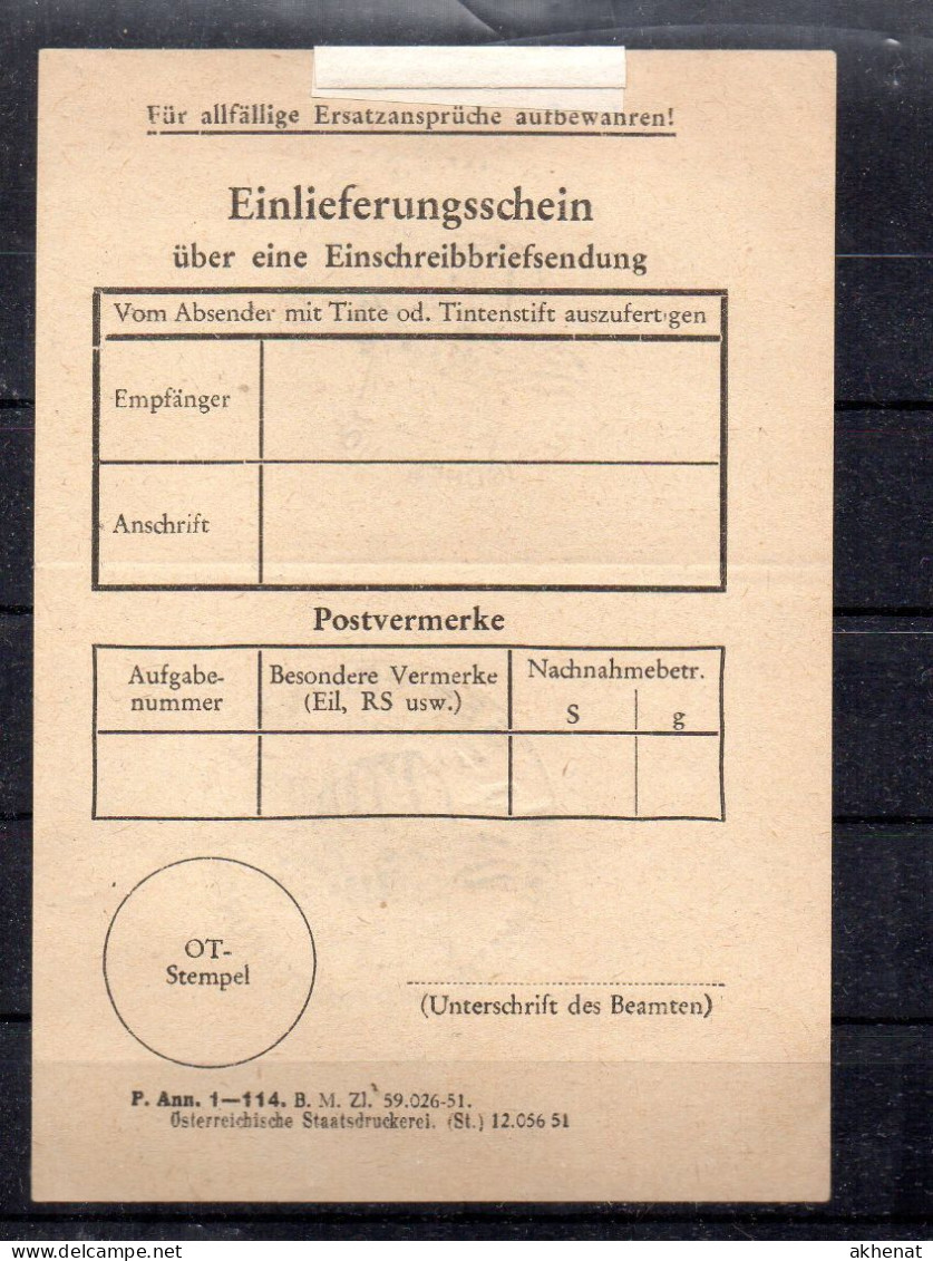 CLASSER - AUSTRIA 1952 , Annullo  SEMMERING 1 - Heiklimatischer Hohunkurort - Sonstige & Ohne Zuordnung