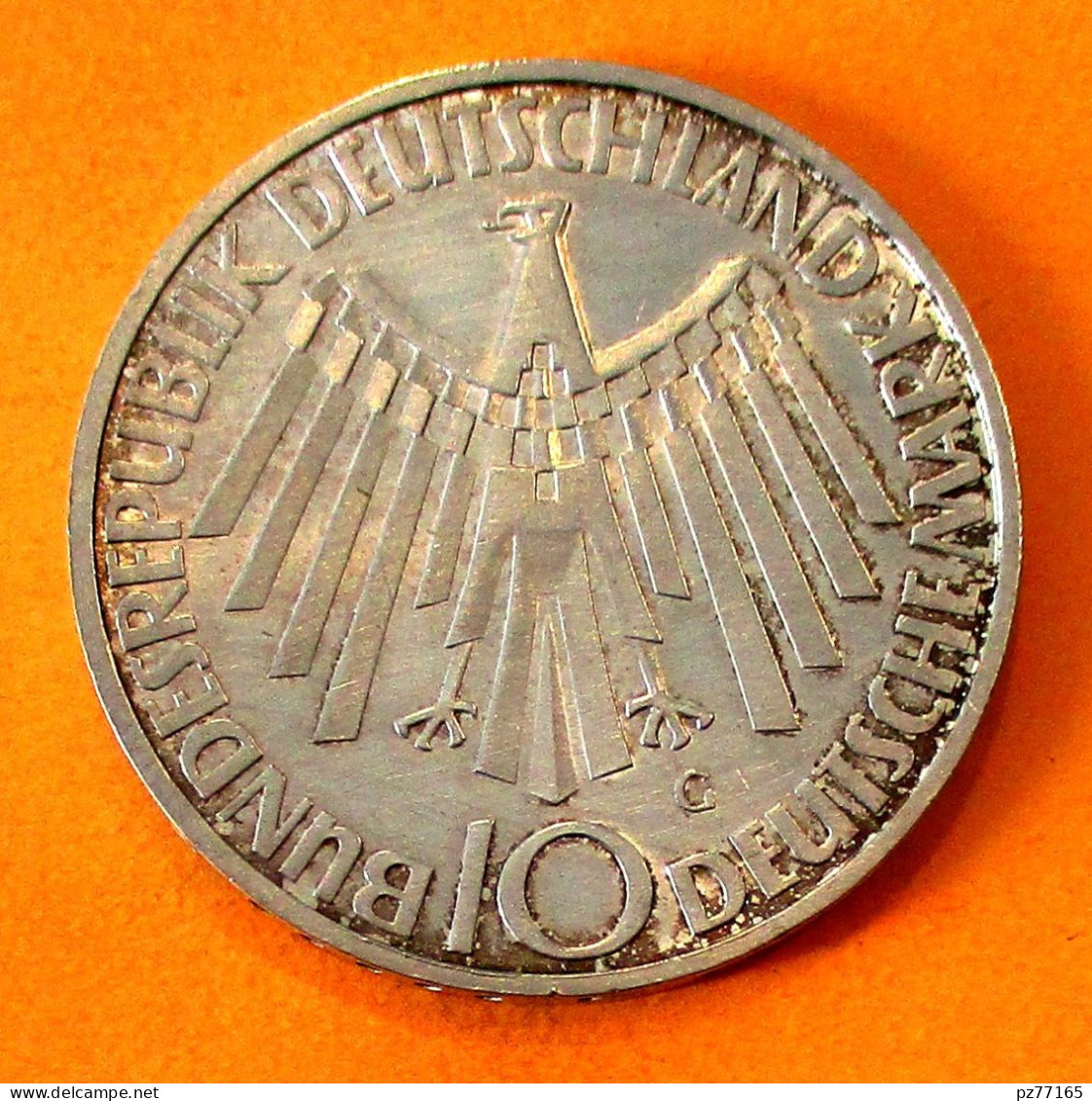 ALLEMAGNE. 10 MARK 1972 G.  TTB .  2 Photos. Argent  Silver - 10 Marcos