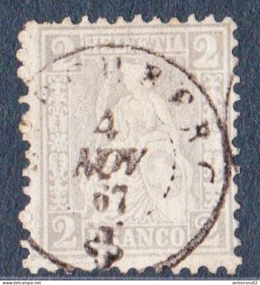 STAMPS-SWITZERLAND-1862-USED-SEE-SCAN - Oblitérés