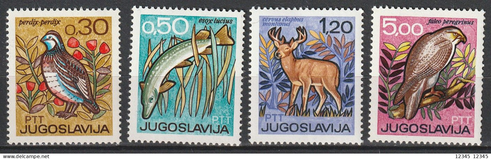 Joegoslavië 1967, Postfris MNH, Hunting And Fishing Fair, Novi Sad, Animals - Neufs