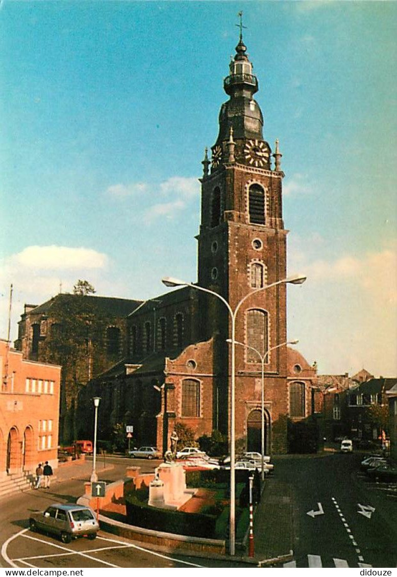 Belgique - Leuze En Hainaut - Collégiale Saint-Pierre - Automobiles - Carte Neuve - CPM - Voir Scans Recto-Verso - Leuze-en-Hainaut