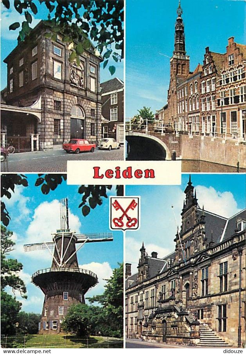 Pays-Bas - Nederland - Leiden - Multivues - Blasons - CPM - Voir Scans Recto-Verso - Leiden