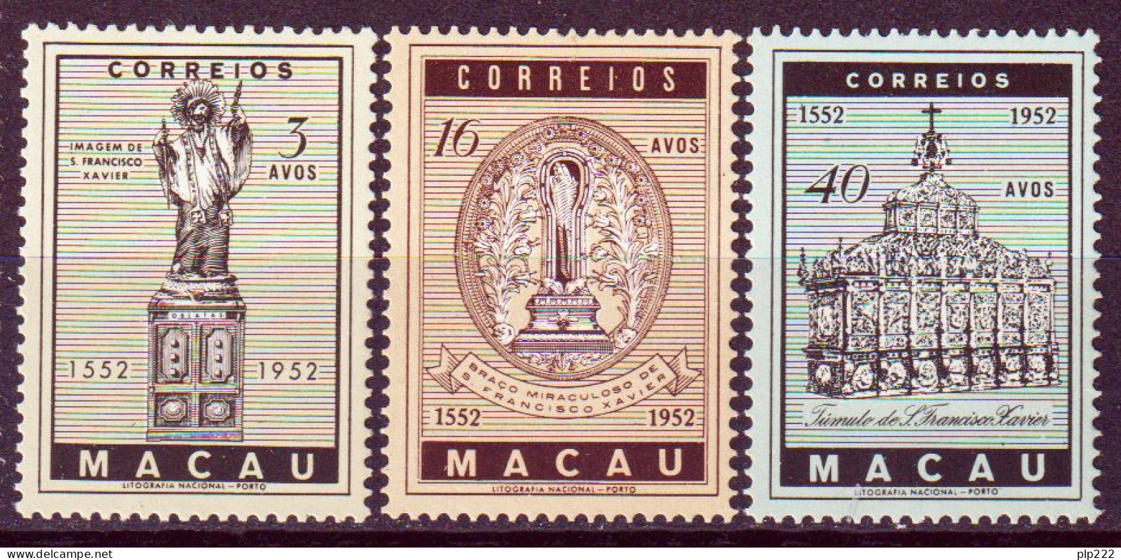 Macao 1952 Y.T.357/59 **/MNH VF/F - Ungebraucht