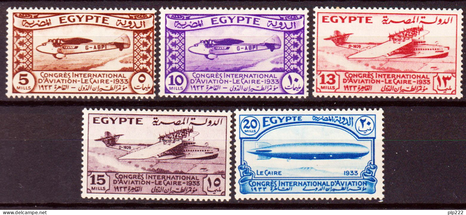 Egitto 1933 Y.T.150/54 **/MNH VF/F - Ungebraucht