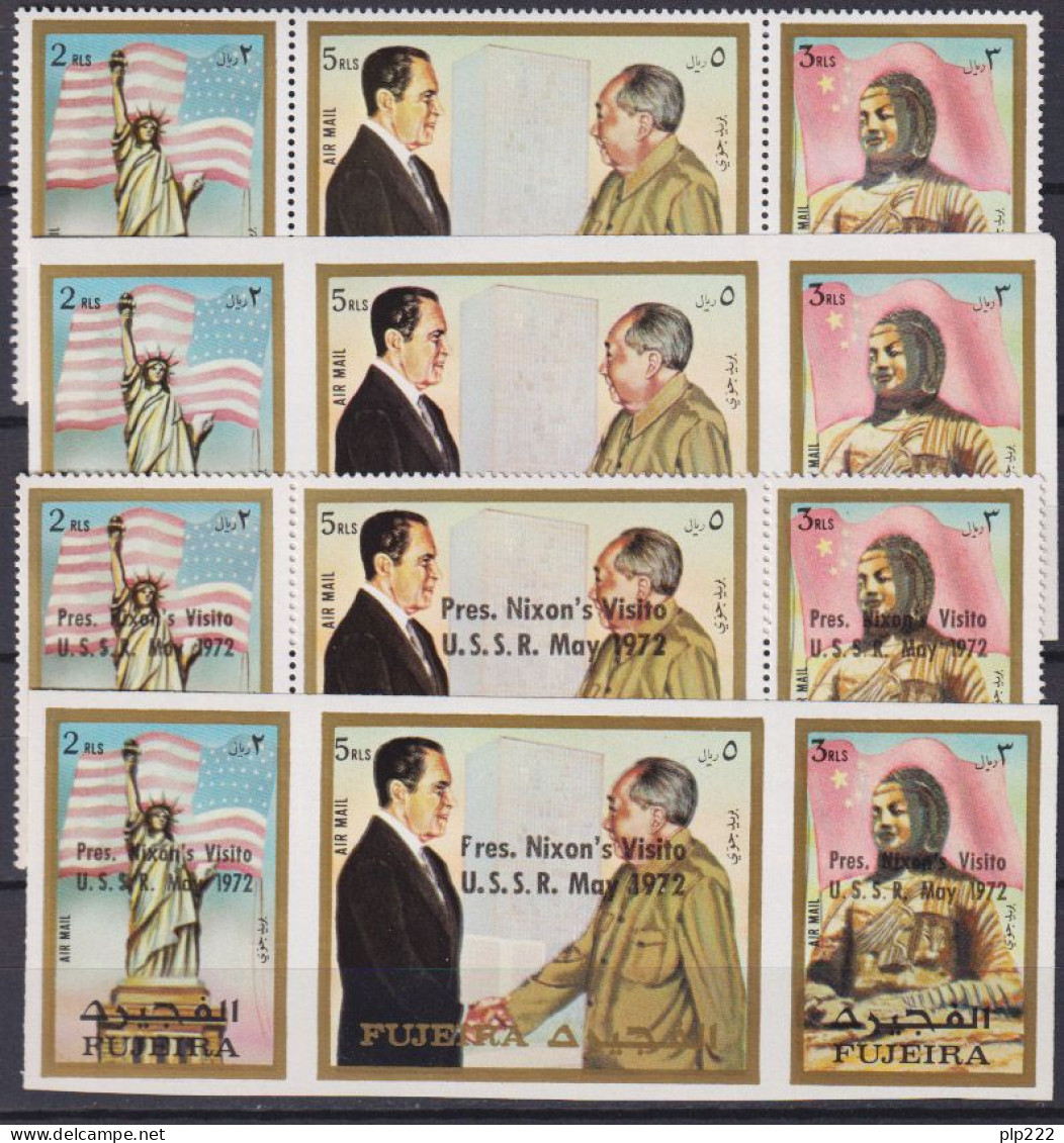 Fujeira 1972 Nixon Visit **/MNH VF/F - Arabia Saudita