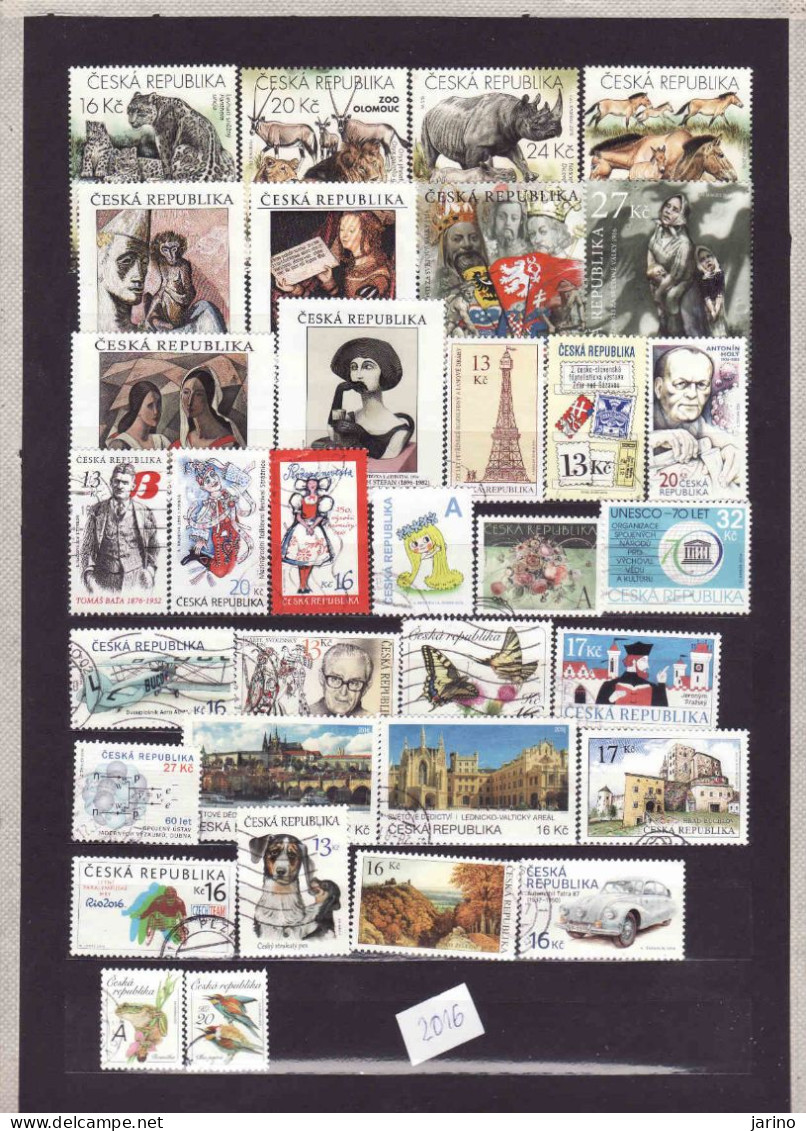 Tchechische Republik 2016, Used. I Will Complete Your Wantlist Of Czech Or Slovak Stamps According To The Michel Catalog - Gebruikt