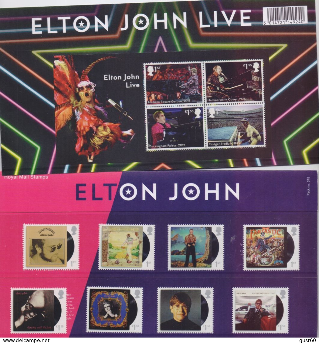 2018 Elton John Presentation Pack - Hojas & Múltiples