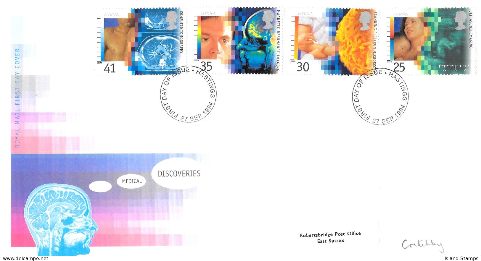 1994 Medical Addressed FDC Tt - 1991-2000 Em. Décimales