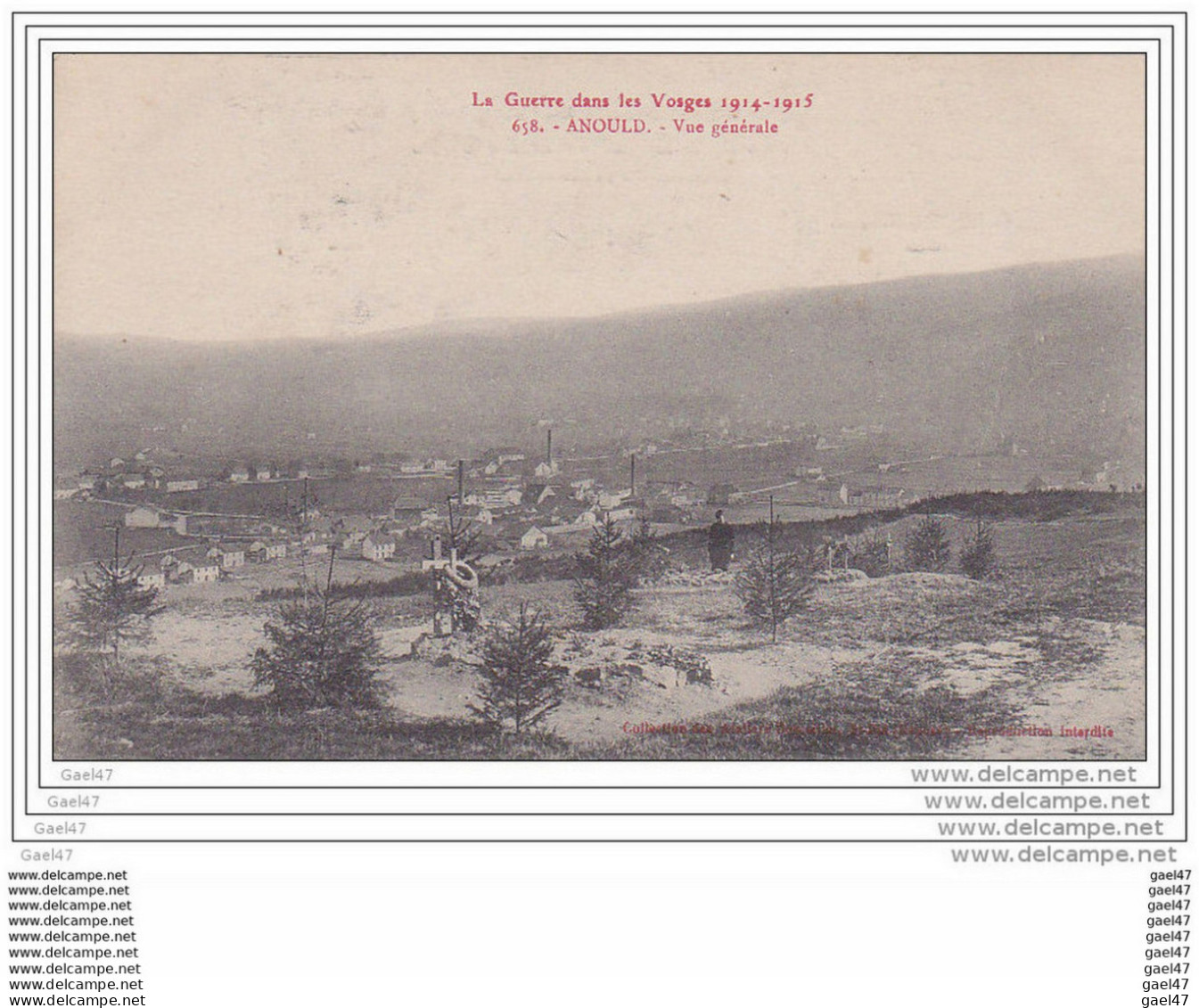 Cpa  Réf-JP-R433 (  Dép-88 Guerre De 1914-15 )  Vue Panoramique  D' ANOULD - Anould