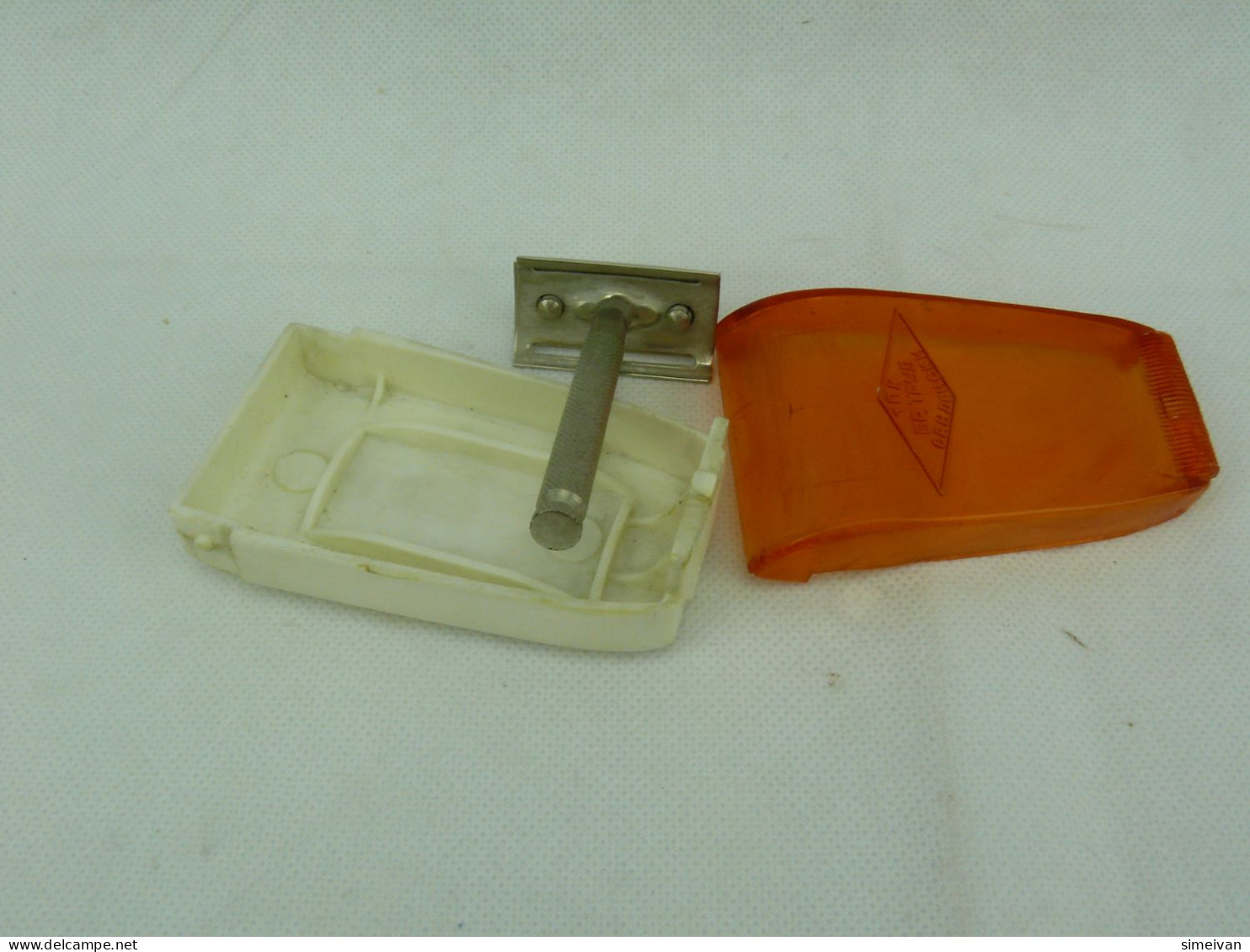 Vintage Safety Razor Made In Bulgaria In Box #2320 - Hojas De Afeitar
