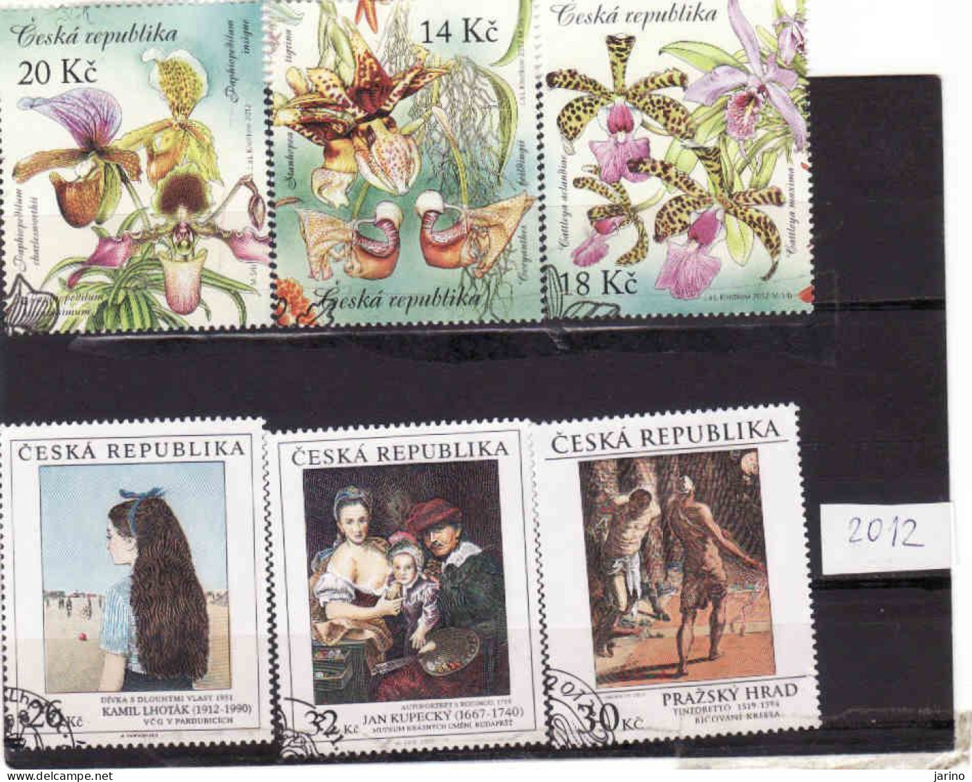 Czech Republic 2012, Art, Flora, Used.I Will Complete Your Wantlist Of Czech Or Slovak Stamps According To The Michel Ca - Used Stamps