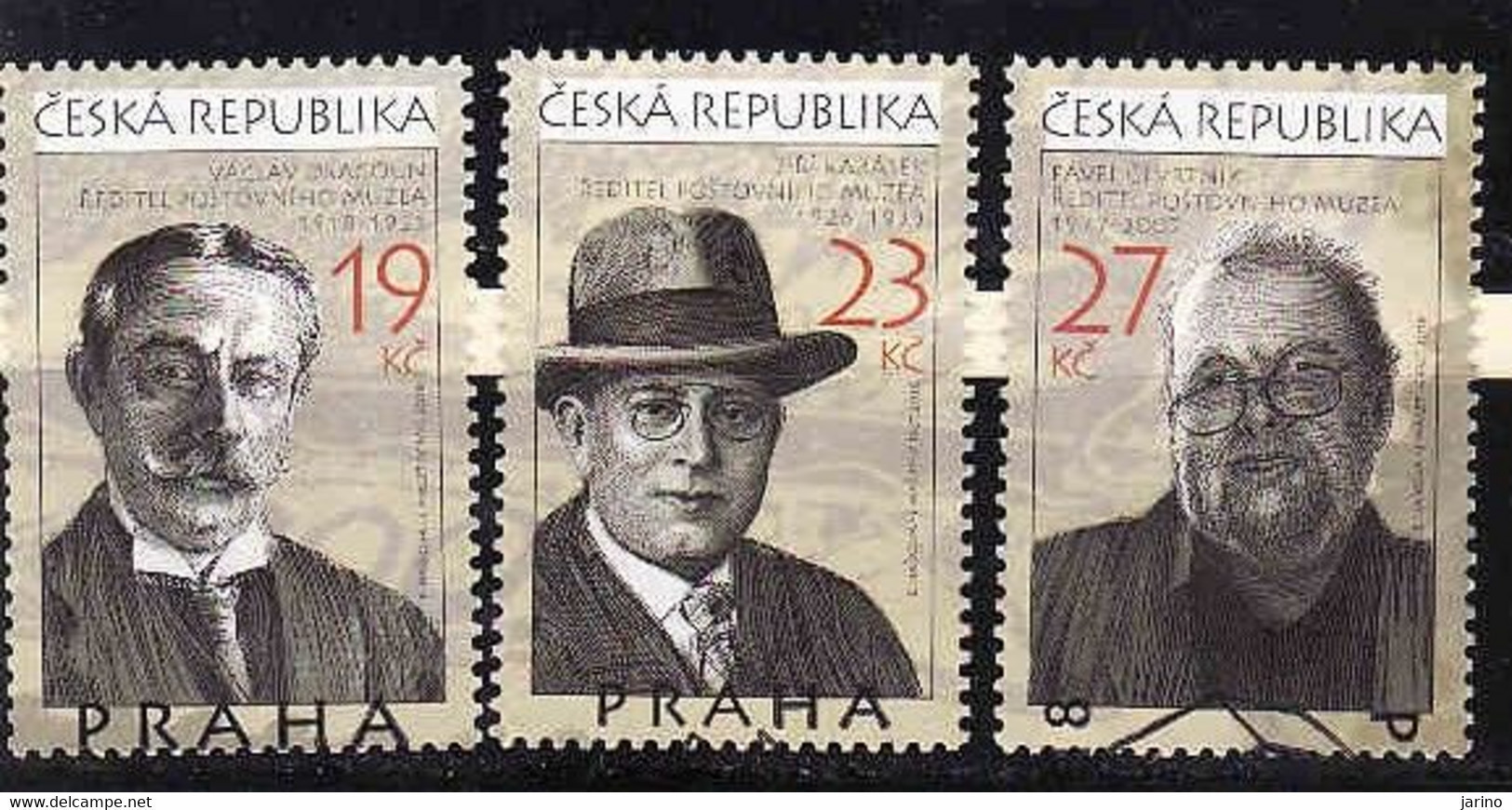 Czech Republic 2018, Directors Of The Postal Museum, Used.I Will Complete Your Wantlist Of Czech Or Slovak Stamps - Oblitérés