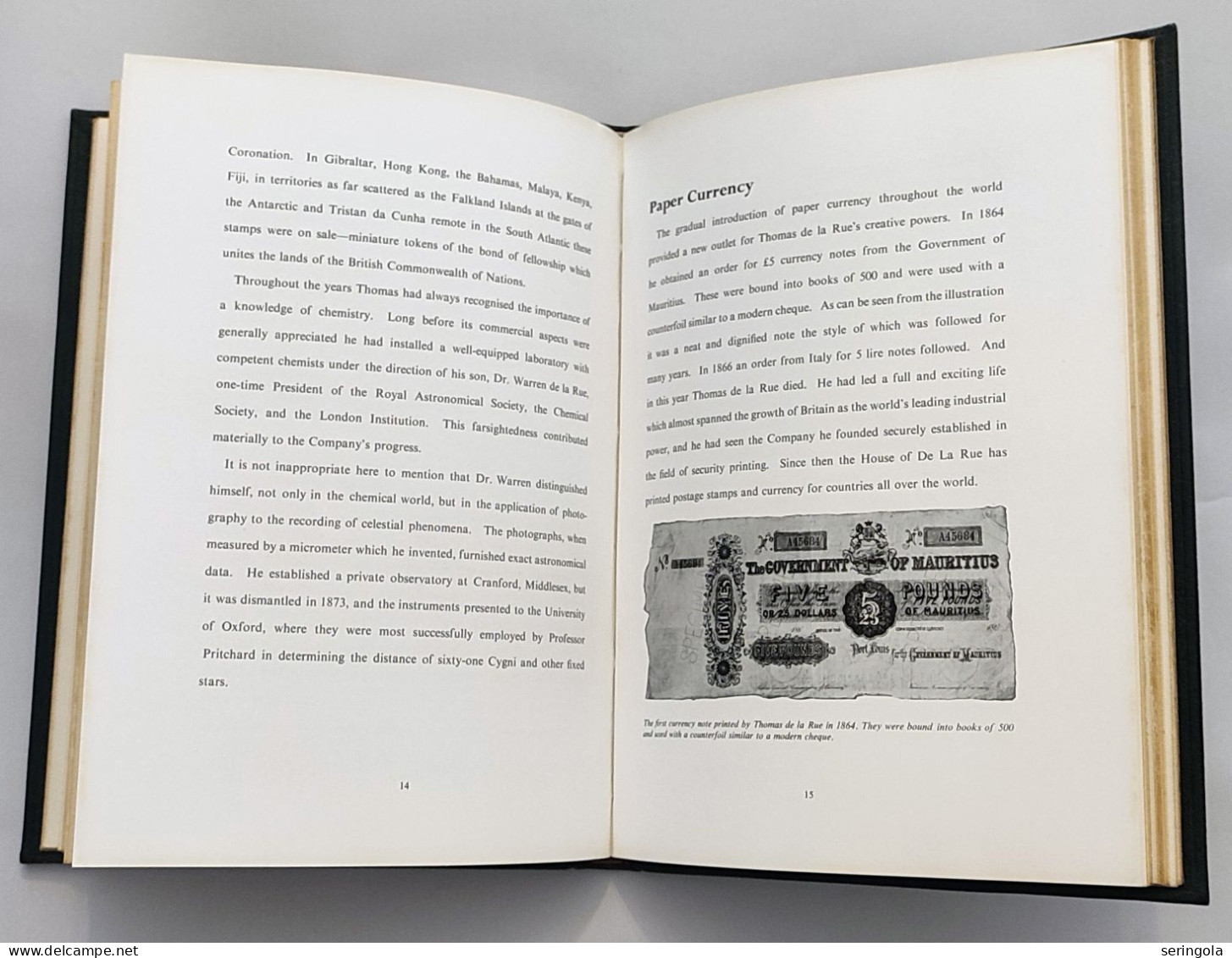 " De La Rue"  Book of Stample Banknotes (SPECIMEN),  1943-1959