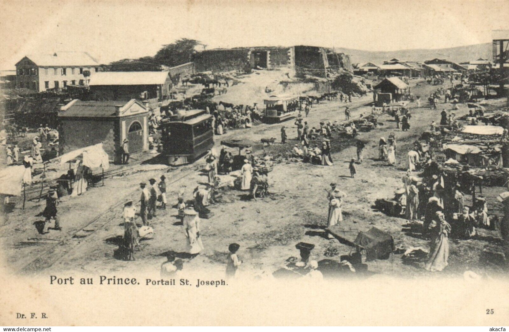 PC HAITI CARIBBEAN PORT-au-PRINCE PORTAIL ST. JOSEPH Vintage Postcard (b52117) - Haïti