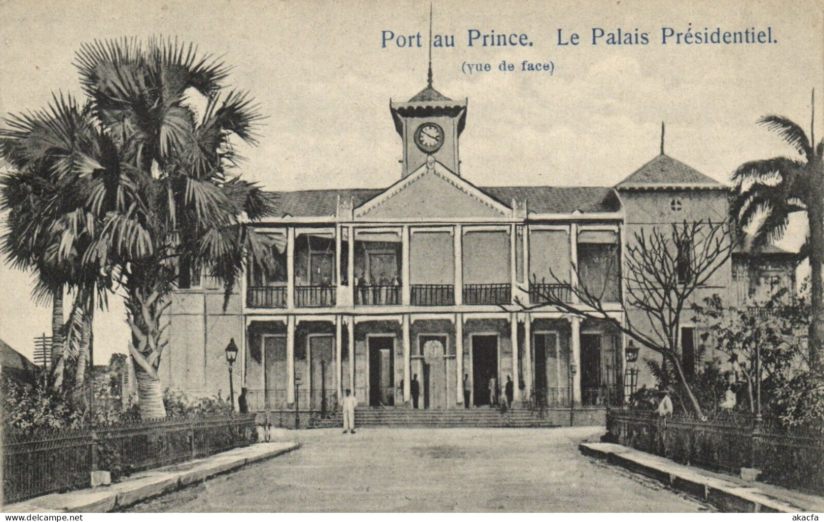 PC HAITI CARIBBEAN PORT-au-PRINCE PALAIS PRESIDENTIEL Vintage Postcard (b52089) - Haiti