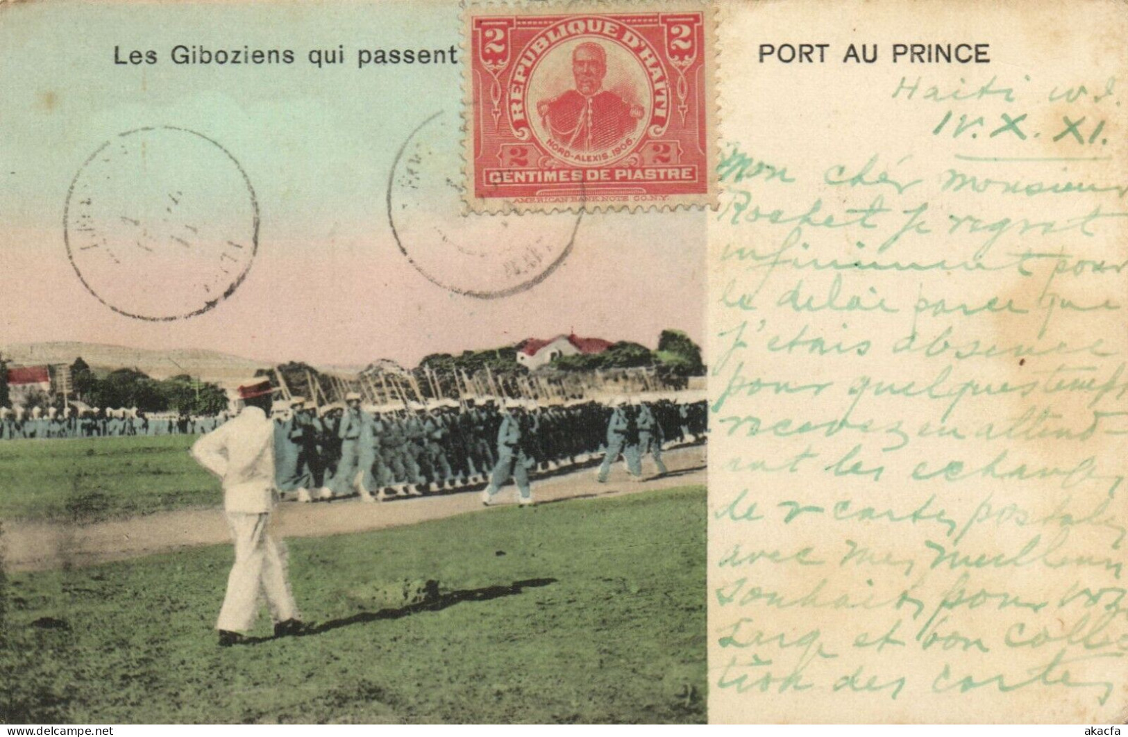 PC HAITI CARIBBEAN PORT-au-PRINCE LES GIBOZIENS Vintage Postcard (b52082) - Haïti