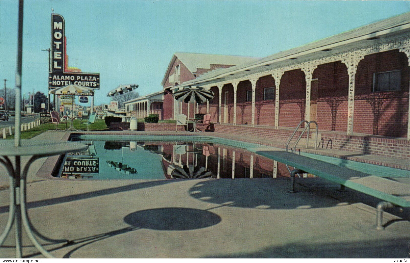 PC US, ALAMO PLAZA HOTEL, LITTLE ROCK, ARKANSAS, MODERN Postcard (b52355) - Andere & Zonder Classificatie