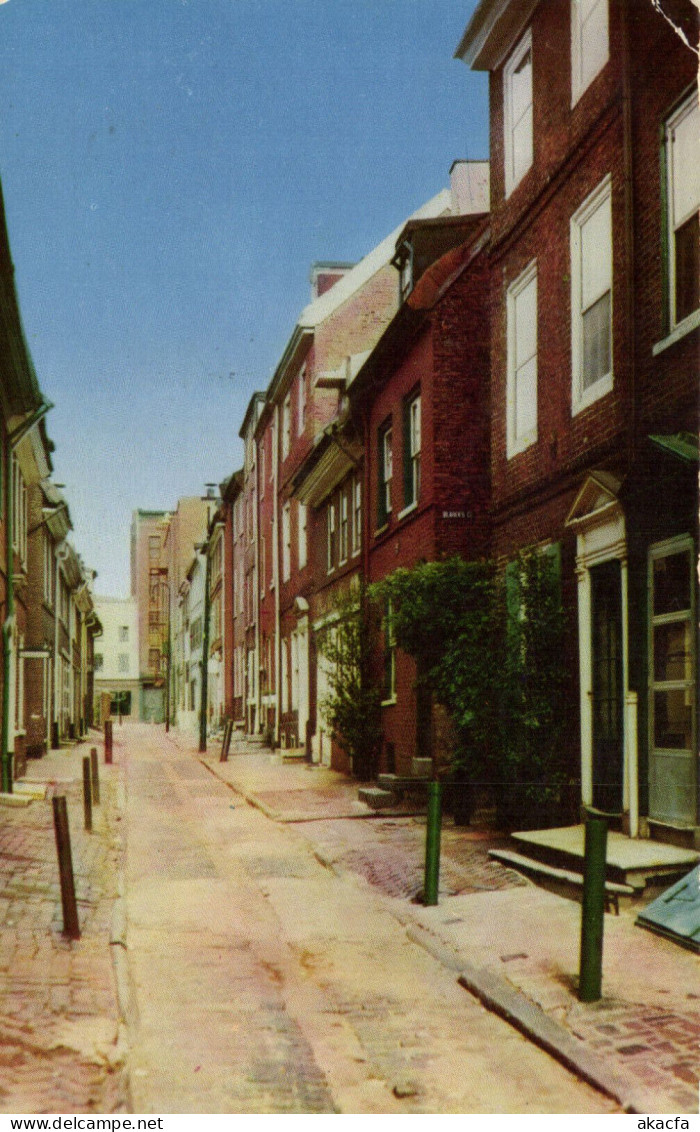 PC US, ELRETH'S ALLEY, PHILADELPHIA, PA, MODERN Postcard (b52339) - Philadelphia