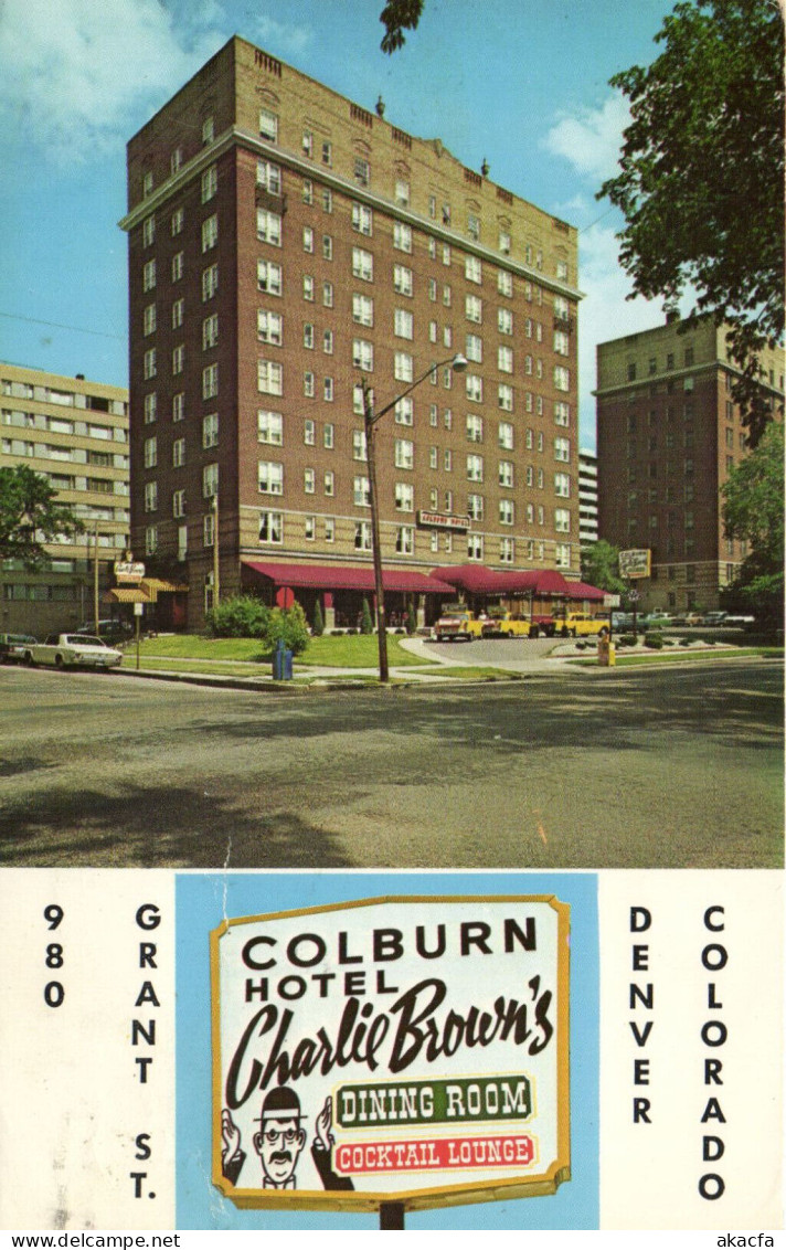 PC US, COLBURN HOTEL, DENVER, COLORADO, MODERN Postcard (b52335) - Denver