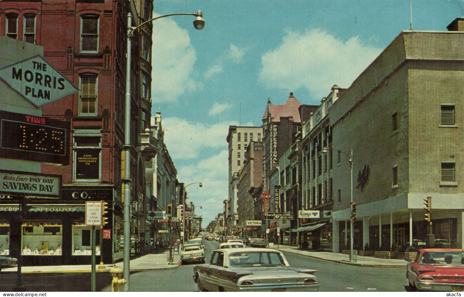 PC US, MARKET STREET, WHEELING, WEST VIRGINIA, MODERN Postcard (b52318) - Wheeling