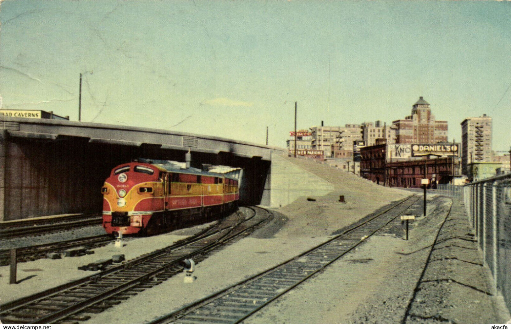 PC US, EL PASO, TEXAS, UNION STATION YARDS, MODERN Postcard (b52299) - El Paso