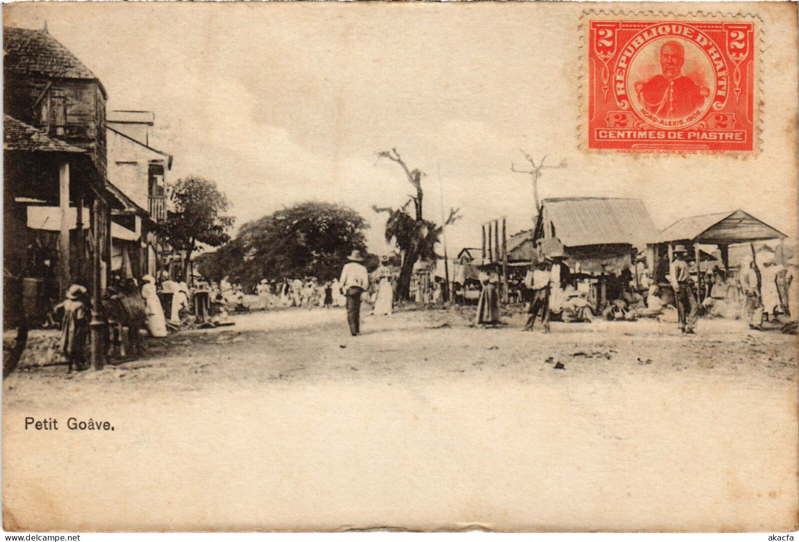 PC HAITI CARIBBEAN PETIT GOAVE Vintage Postcard (b52268) - Haïti