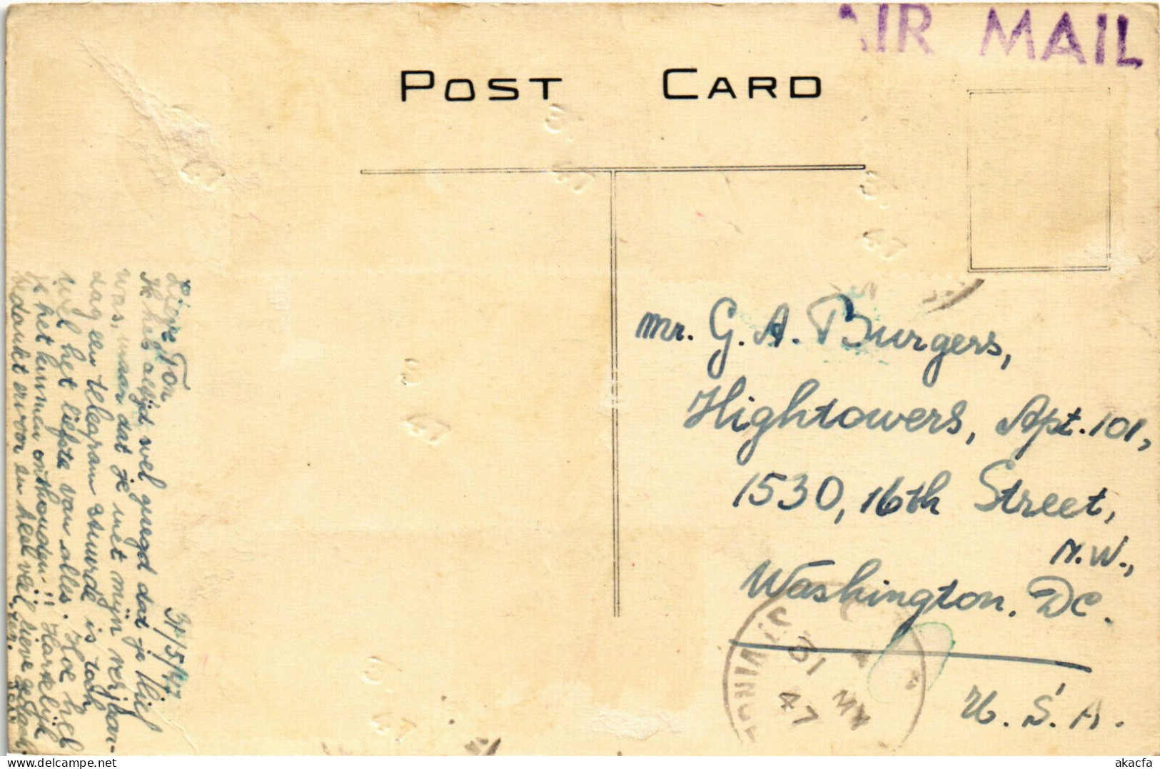 PC VIRGIN ISLANDS ST. VINCENT KINGSTOWN GENERAL VIEW Vintage Postcard (b52252) - Isole Vergine Britanniche