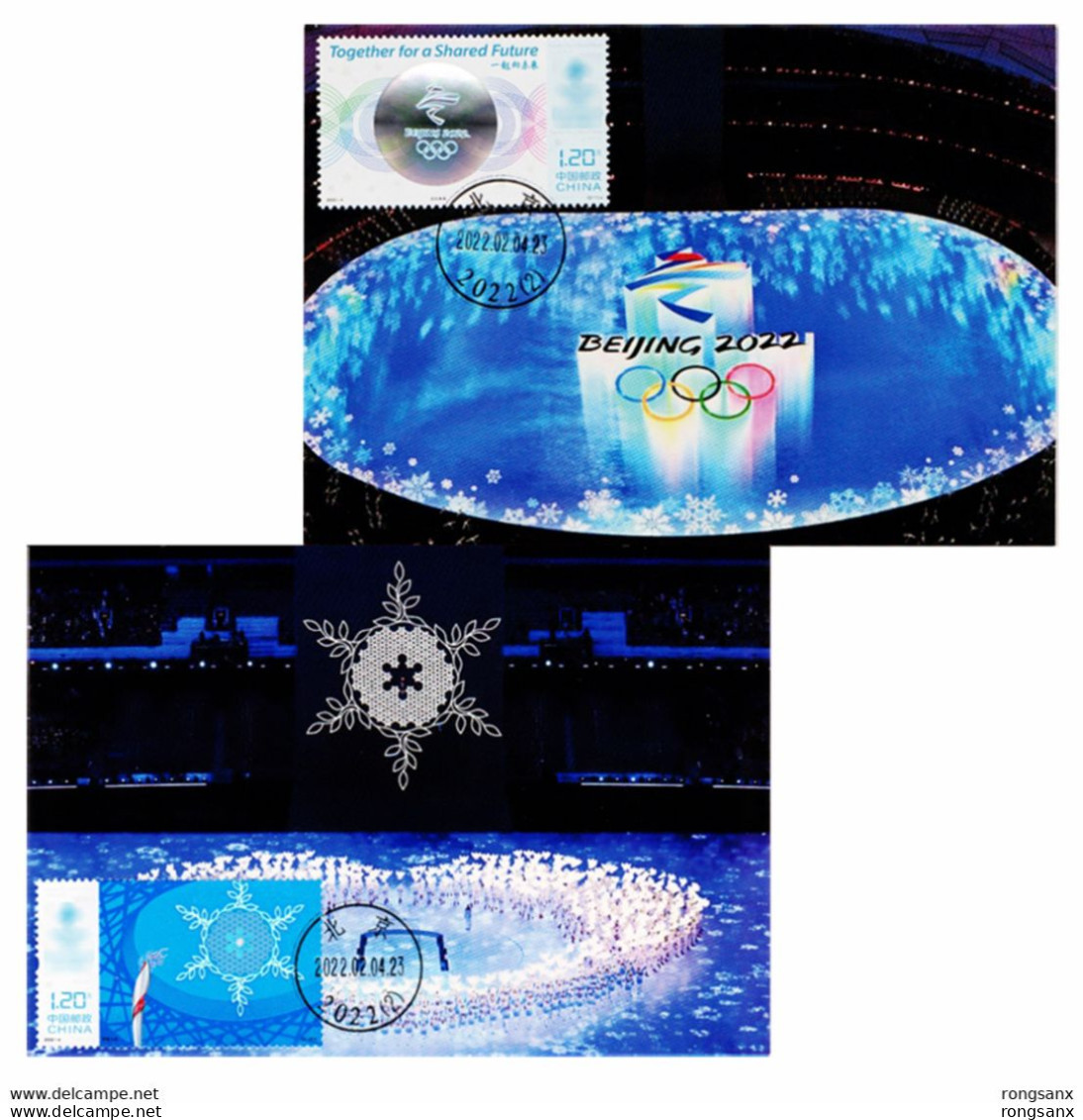 2022-4 China The Opening Memorial Of The BEIJING WINTER OLYMPIC Game LOCAL MC-B - Inverno 2022 : Pechino