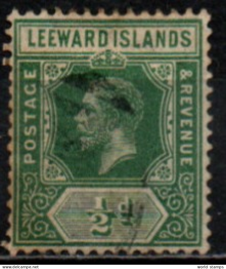 LEEWARD ISLANDS 1913-22 O - Leeward  Islands