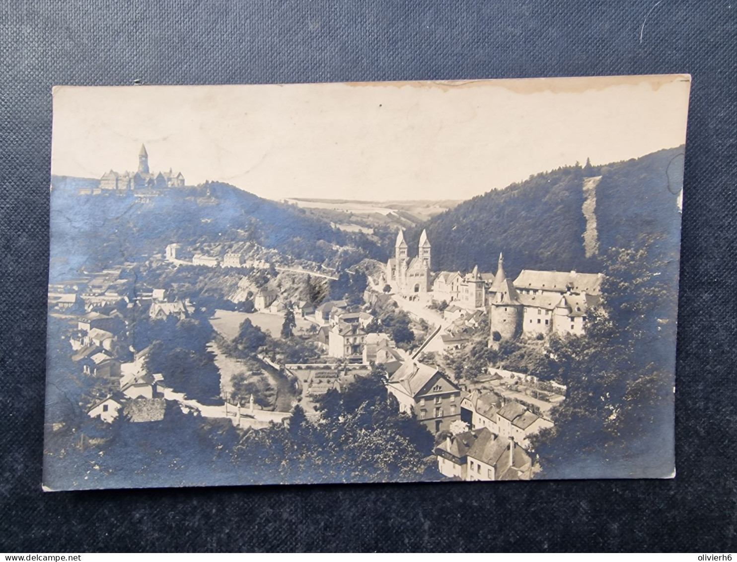 CARTE PHOTO LUXEMBOURG (M2311) CLERVAUX (2 Vues) Destnation Mademoiselle H. De Ghellinck 1925 - Clervaux