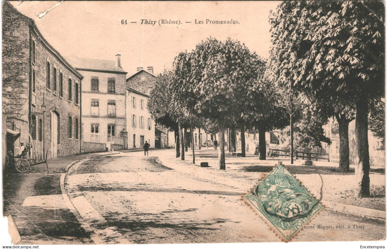 CPA Carte Postale France Thizy Les Promenades VM78339 - Thizy