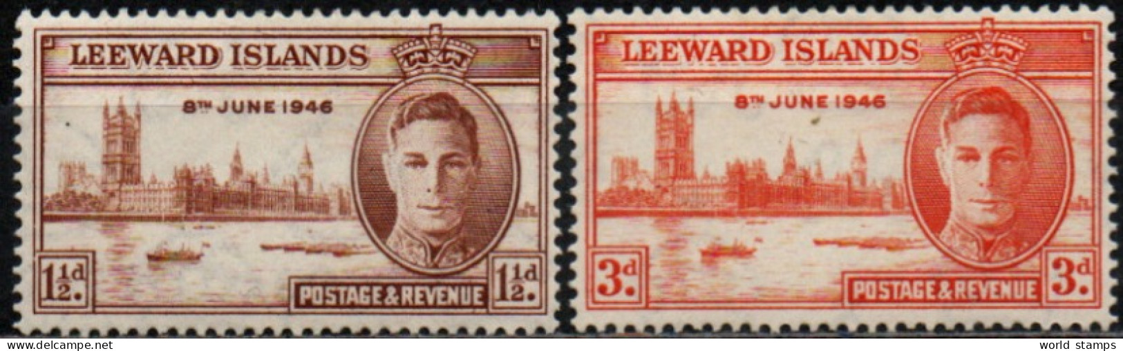 LEEWARD ISLANDS 1946 * - Leeward  Islands