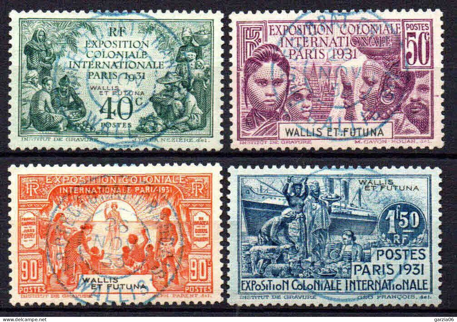 Wallis Et Futuna  - 1931 - Exposition Coloniale De Paris   - N° 6+6 à 69 - Oblit - Used - Gebraucht