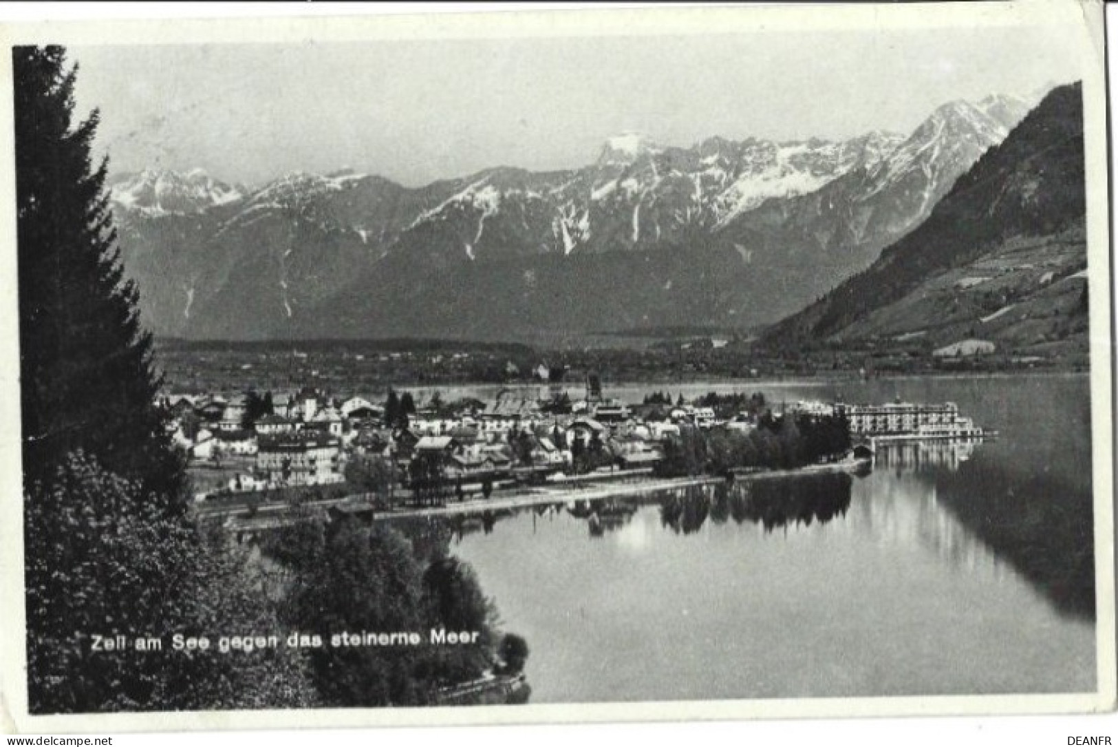 A - AUTRICHE : Zell Am See Gegen Das Steinerne Meer.  Oblitération Au Verso. - Zell Am See