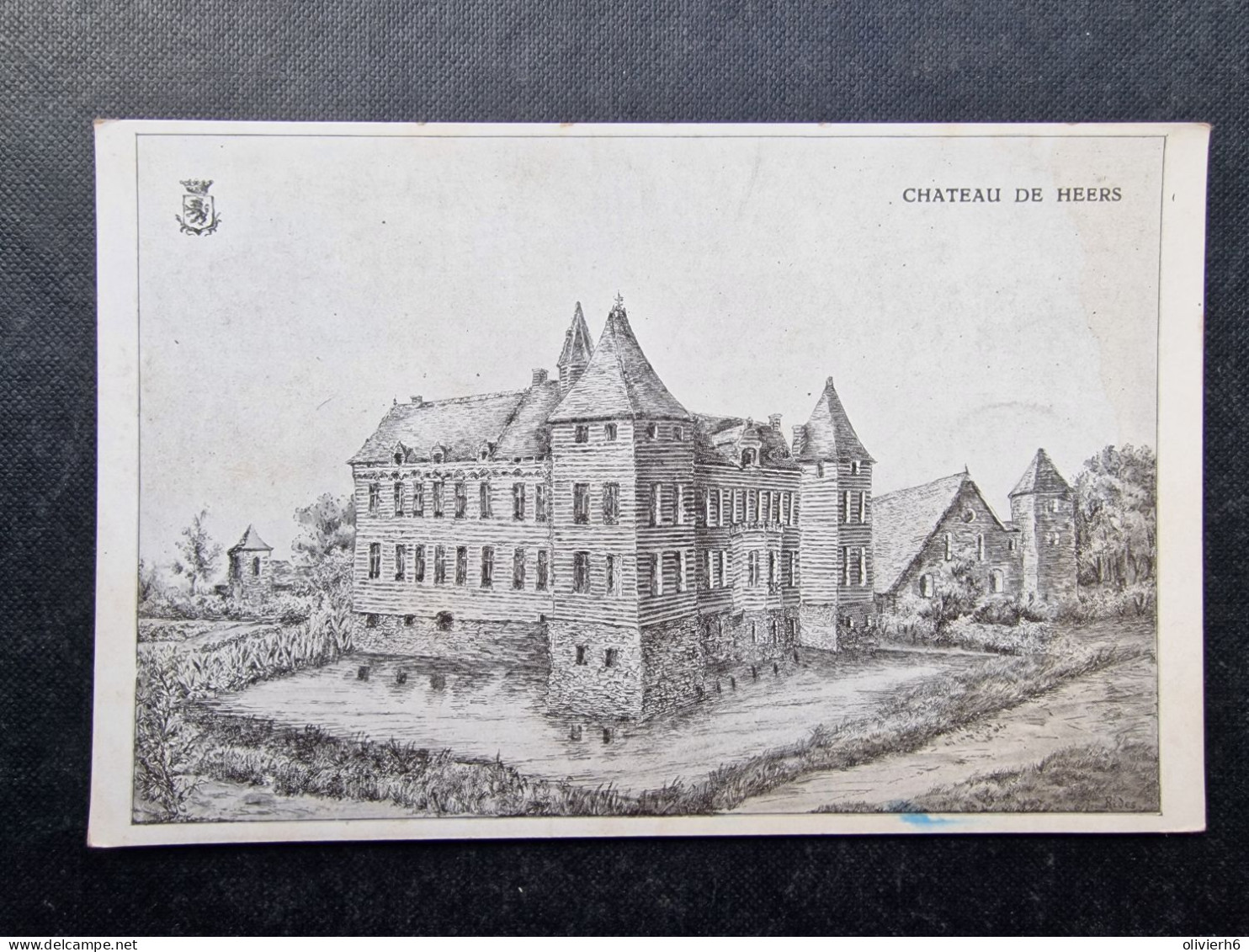 CP BELGIQUE BELGIE (M2311) Château De HEERS (2 Vues) Carte Menu - Heers