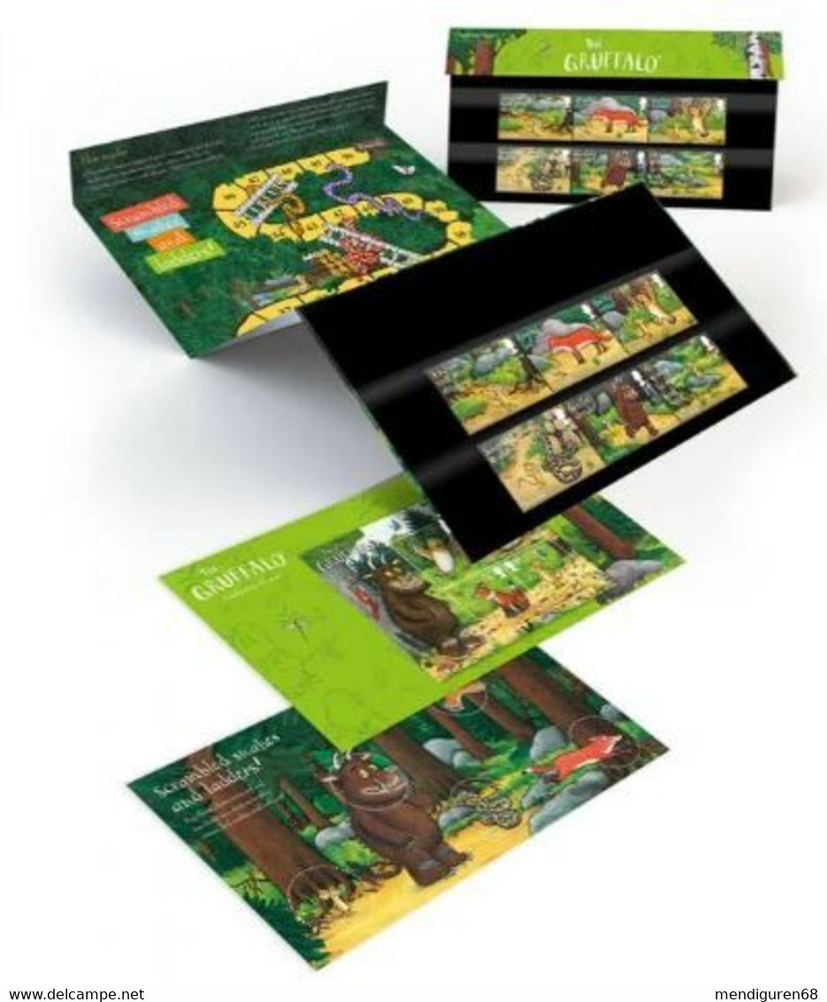 GROSSBRITANNIEN GRANDE BRETAGNE GB 2019 THE GRUFFALO PRESENTATION PACK SG 4282-87+MS4288 MI B4460-69 YT F4873-82 - Presentation Packs