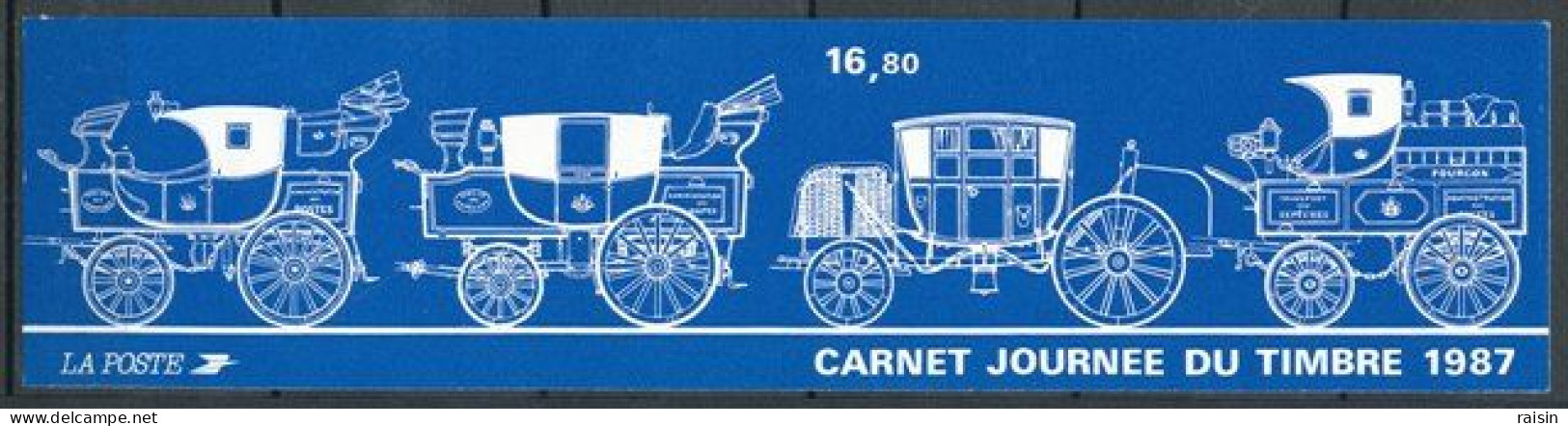 France 1987 Carnet Journée Du Timbre Neuf Non Plié - Dag Van De Postzegel