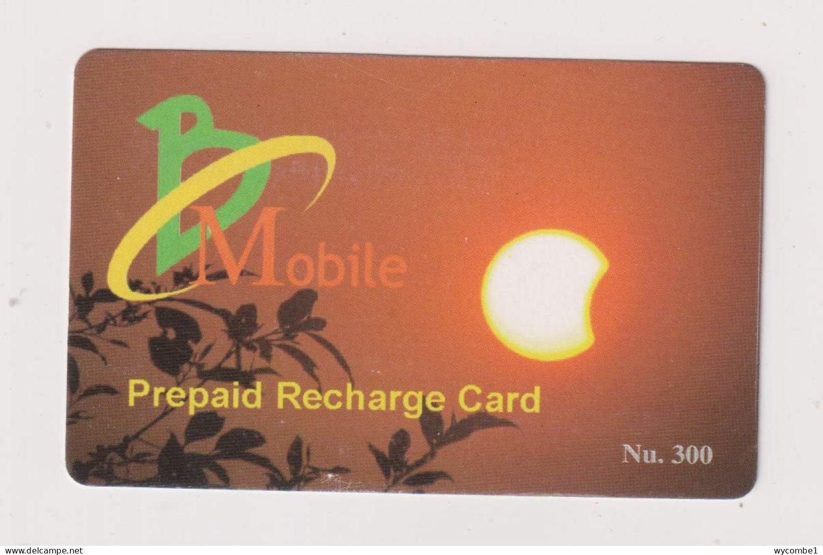 BHUTAN -  Solar Eclipse Remote  Phonecard - Bhoutan