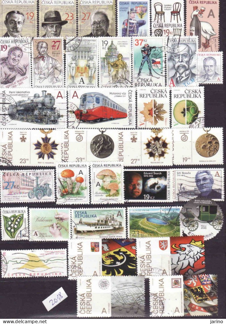 Tchechische Republik 2018, Used.I Will Complete Your Wantlist Of Czech Or Slovak Stamps According To The Michel Catalog. - Oblitérés
