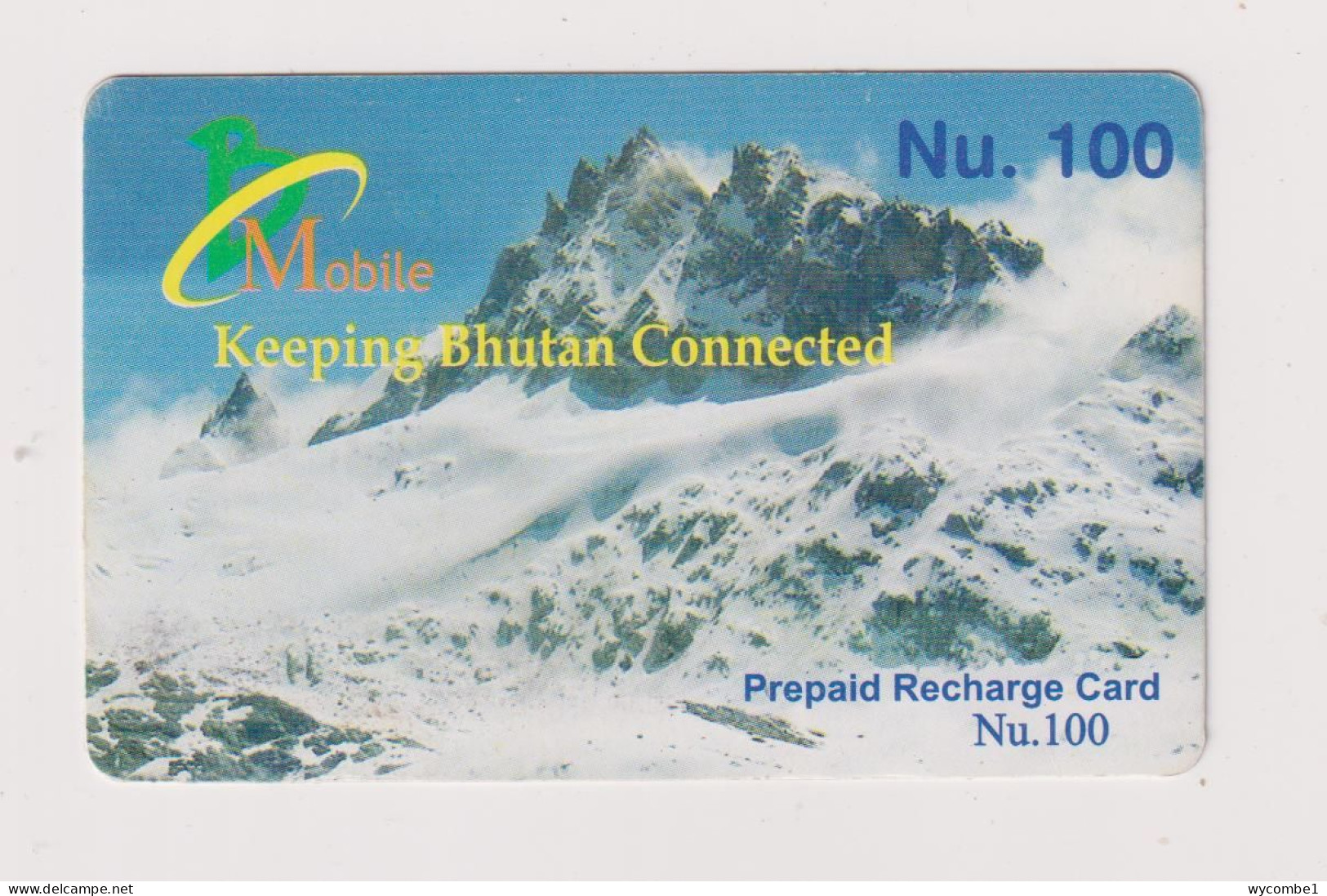 BHUTAN -  Mountain Remote  Phonecard - Bhoutan