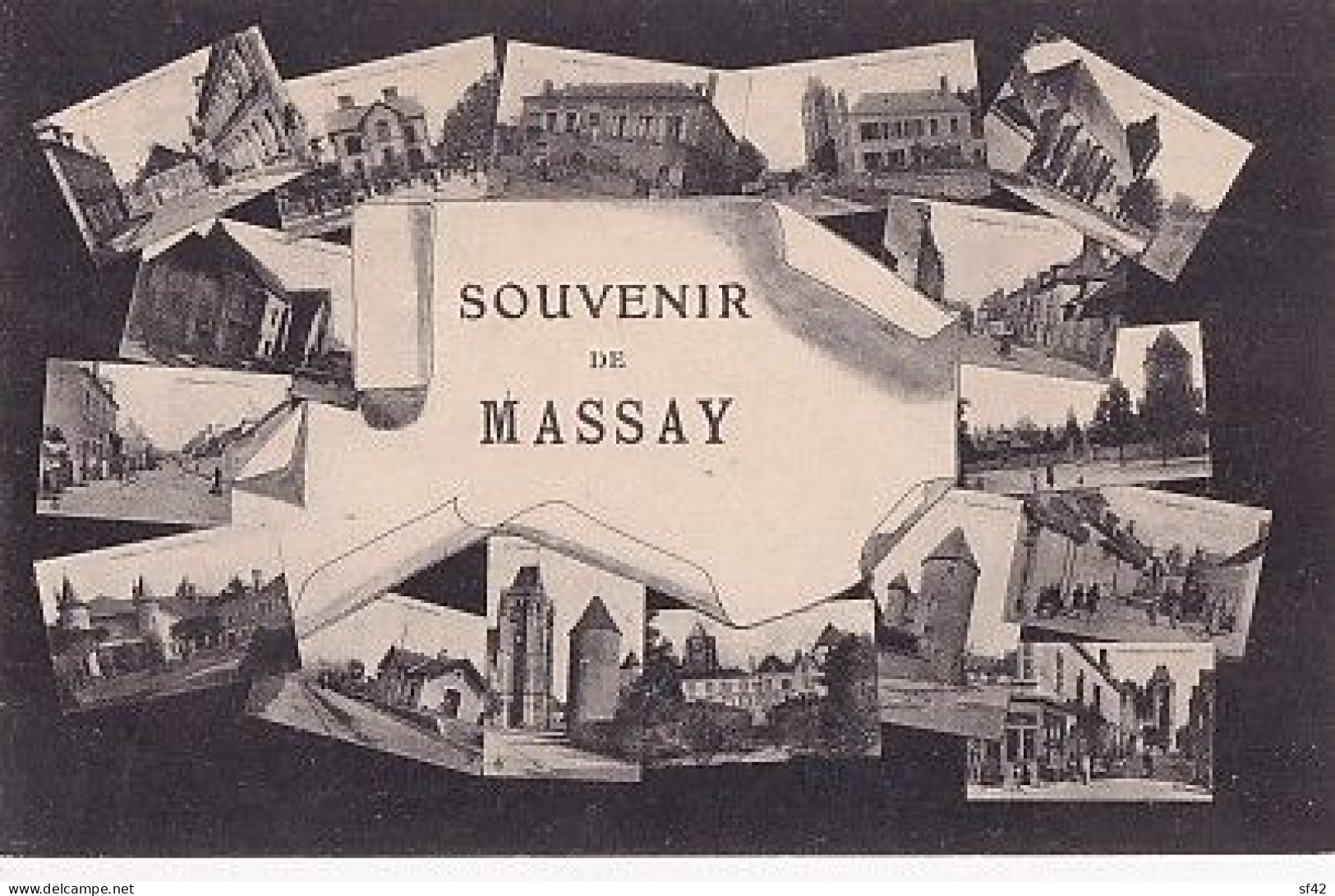 SOUVENIR DE MASSAY         VUES MULTIPLES - Massay