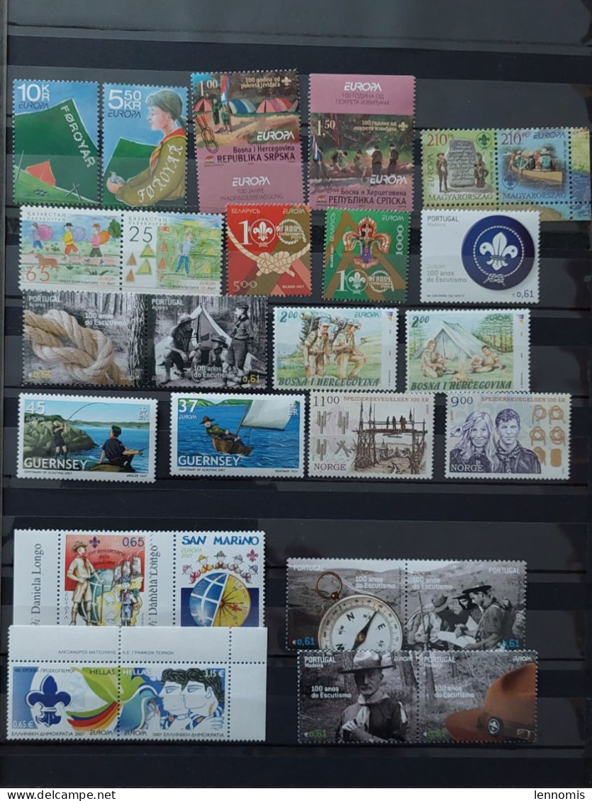 LOT De 62 Timbres EUROPA  NEUFS De 2007 - 2007