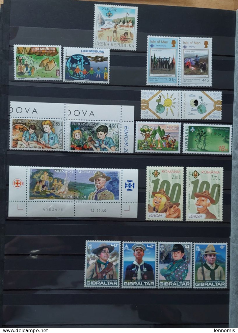 LOT De 62 Timbres EUROPA  NEUFS De 2007 - 2007