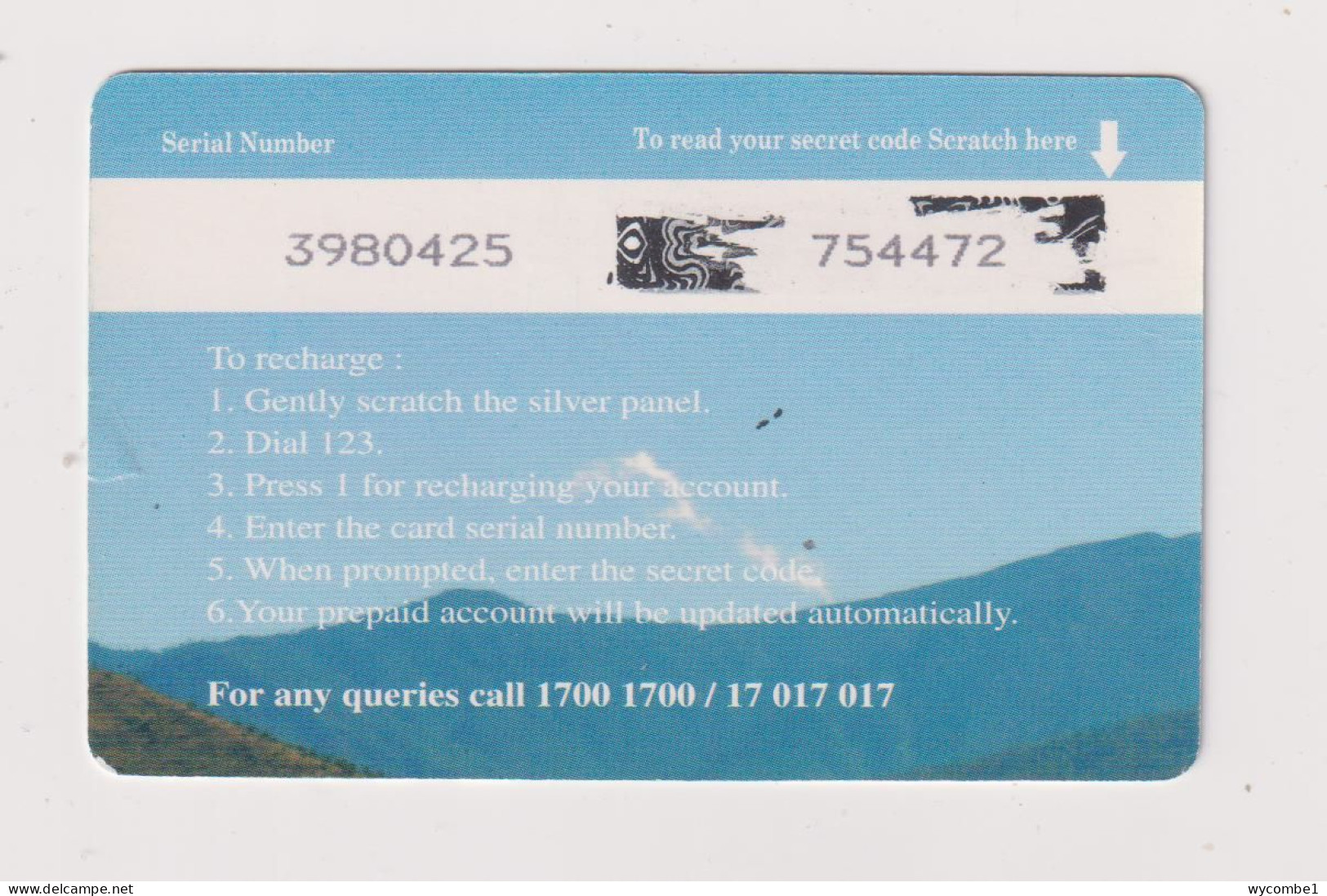 BHUTAN -  Monument Remote  Phonecard - Bután